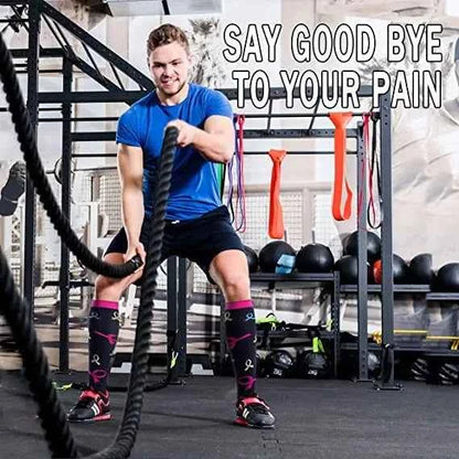 Compression Socks Varicose Veins Blood Circulation Pregnancy 20-30mmhg Nurse Socks Men Women Marathon Golf Cycling Sports Socks