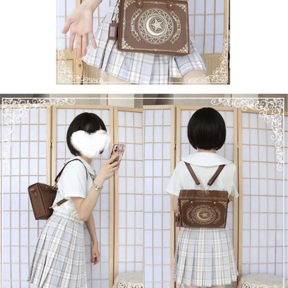 SS69 Harajuku Vintage Shoulder Bag, Y2K Gothic Square Messenger Tote