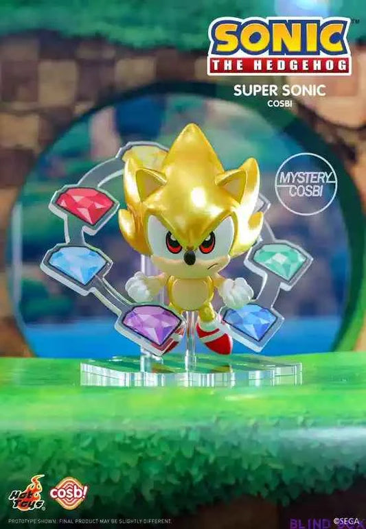 In Stock Original Hottoys Cosbi Sega Action Figure Sonic Hedgehod Anime Figures Children Toys Ornament Birthday Gift