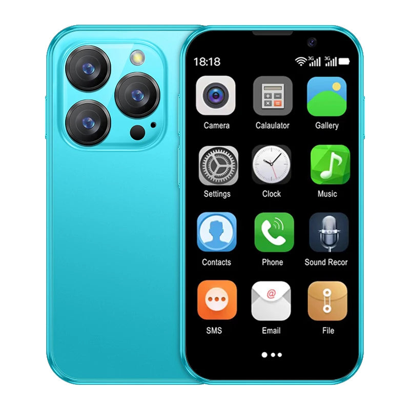 SERVO 16SE Mini Smartphone 16GB ROM Android 9.0 Wifi Dual SIM Standby Play Store 3G WCDMA 3.0"Little Smart Cellphone New Version SS69 52.69 cloisonne / 2G / 16g