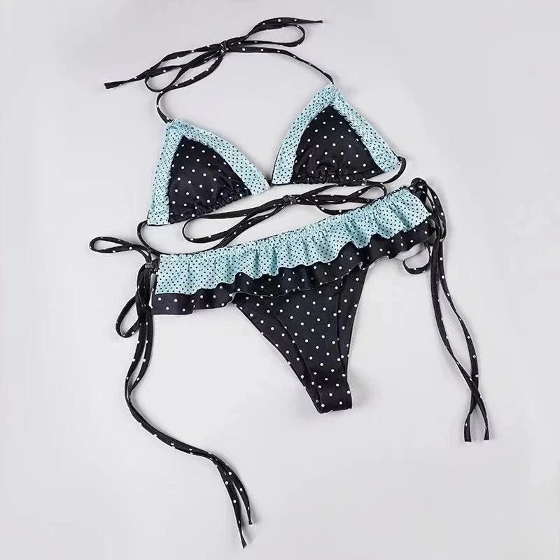 YUNZHAOLUCN Women's High Waist 4-Piece Bikini Set