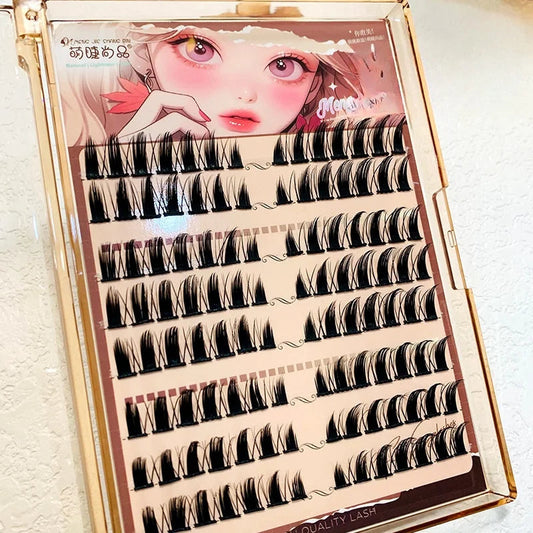Little Devil False Eyelashes Manga Lashes Reusable Natural Thick Fluffy Soft Single Individual Cluster Eye Extension Beauty Tool SS69