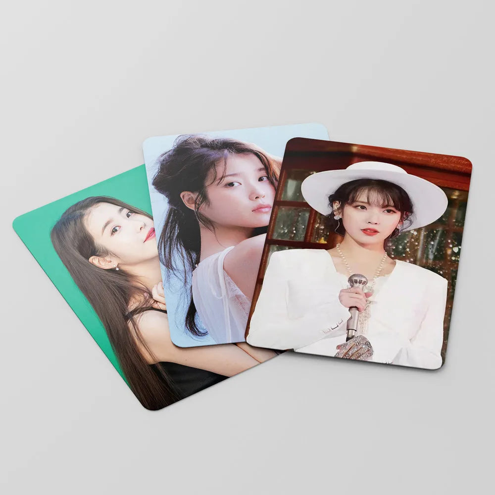 55pcs/set Kpop IU The Golden Hour Lomo Cards High quality HD Photocard for fans collection Fashion Cute Fans Gift SS69