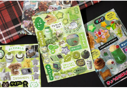 45pcs Japanese Retro Early Style Manga Cut Film Sticker Book Kawaii Girl Scrapbook Journal DIY Deco Cute Showa Phone Case Decals SS69