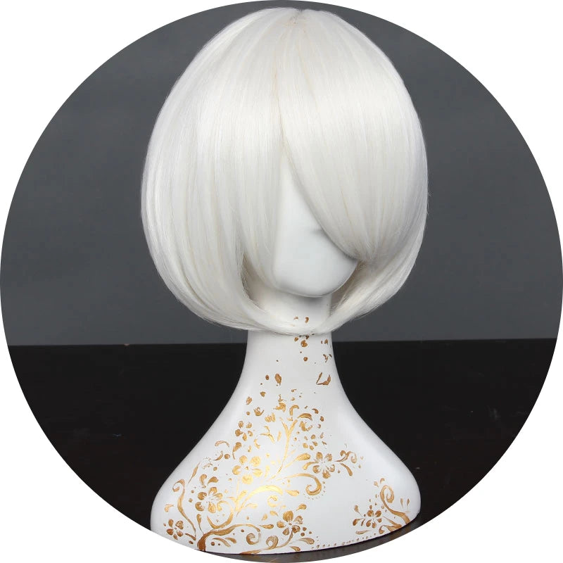 UWOWO 2B Cosplay Costume Dress - Synthetic Game Character Outfit for Adults