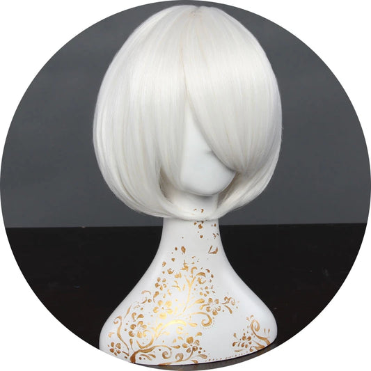 UWOWO 2B Cosplay Costume Dress - Synthetic Game Character Outfit for Adults