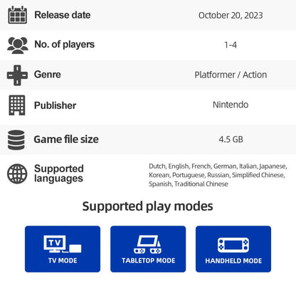 Super Mario Bros. Wonder Nintendo Switch Game Deals 100% Official Original Physical Game Card Action Genre for Switch OLED Lite SS69