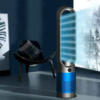 42 Inch 220V Bladeless Fan Dual-Purpose Cooling And Heating Home Silent Heater Quick Air Circulation And Purification Tower