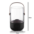 Retro Flame 200ml Evaporative Aromatherapy Humidifier with 3 Timer Settings Ambient Mood Lighting for Home Decor and Relaxation