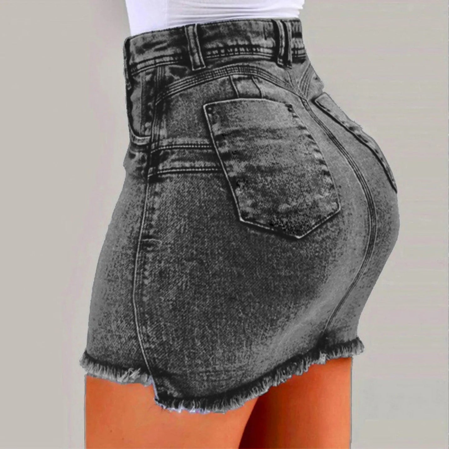 Mini Skirt Women's Wash Mini Female Short Skirts Summer Women's Sexy Denim Skirt Skirts for Women Knee Length Casual SS69