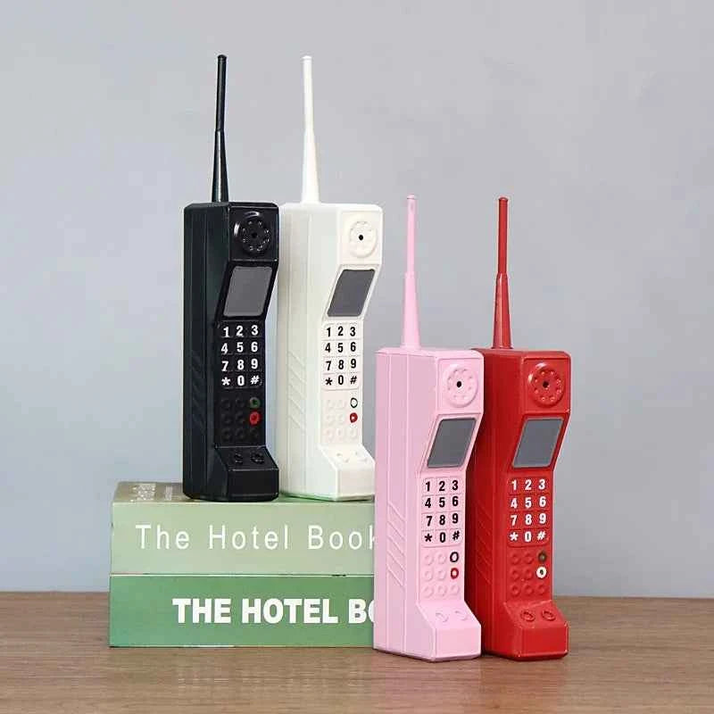 Creative Retro Simulation Mobile Phone Model Telephone Model Desktop Decoration Ornament Nostalgic Mobile Phone Era Props Gifts