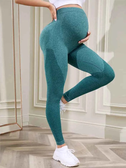 Pregnant Women's Thin Bottoming Pants Spring And Summer New Maternity High Elastic Belly Support Pants