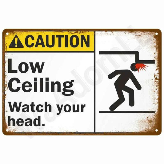 Vintage Tin Sign Home Decor Items Wall Decor Art Wall Mural Room Decoration Items Decor Men Retro Metal Sign Plate Bar Posters