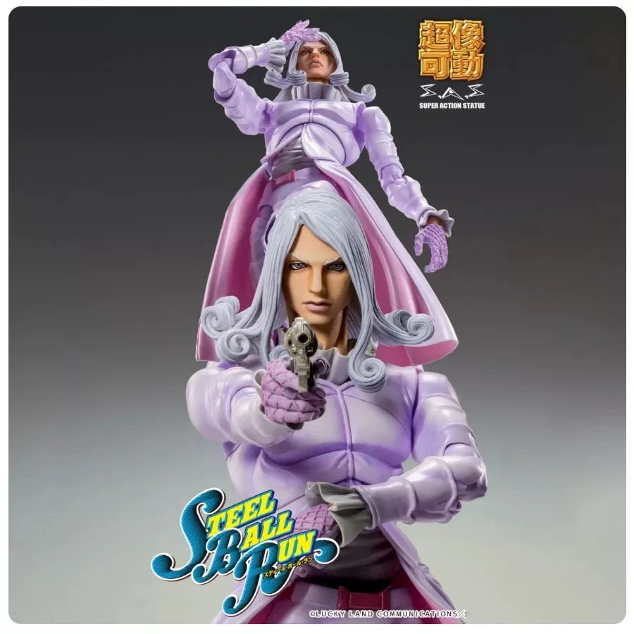 JOJO STEEL BALL RUN Funny Valentine Action Figure Medicos Chobitsu Kōdō 100% Original PVC Anime Model Toys Collection Doll Gift