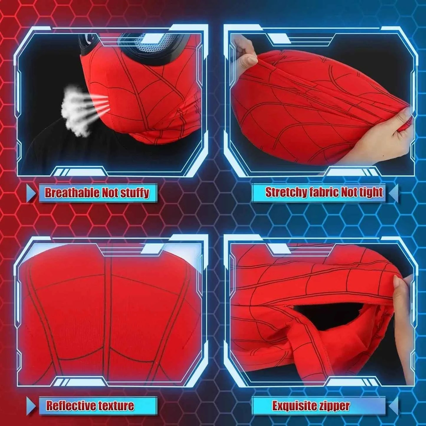 SpiderMan Superhero Launcher Spiderman mask Halloween Cosplay Spider-Man Launcher Suction Cup Ejection Christmas Birthday Gift