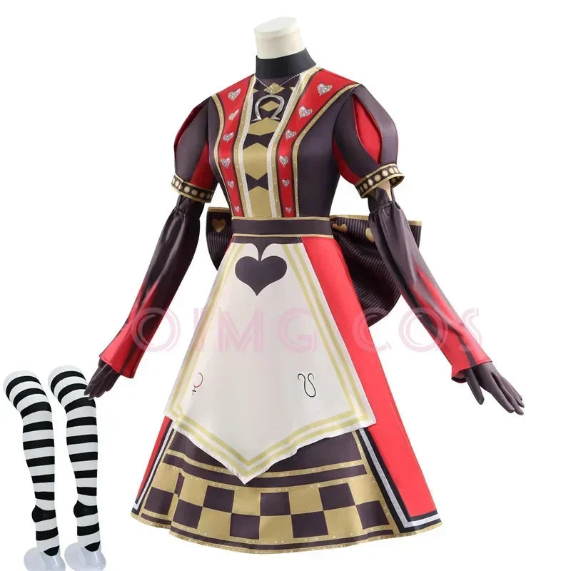 Alice Cosplay Costume Set for Women - Polyester Anime Outfit