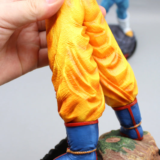 32cm Dragon Ball Z Son Goku Vegeta Anime Action Figures Super Saiyan Pvc Collection Model Doll Statue 2pcs/set Toy For Kids Gift SS69