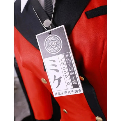 Anime Kakegurui Yomotsuki Runa Cosplay Costume JK School Girl Yumeko kishima Jacket Hoodie Coat Halloween Carnival Outfit SS69