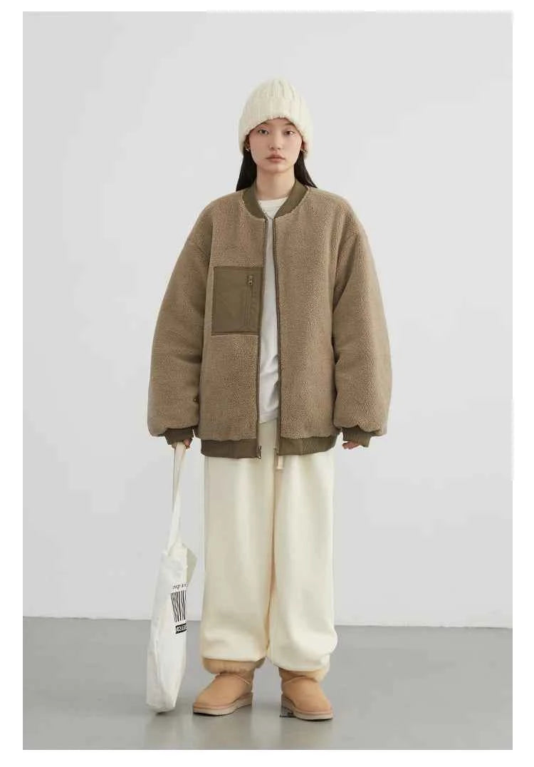 CHIC VEN Women's Pant Streetwear Solid Loose New Drawstring Sports Casual Trousers High Waisted Pants Autumn Winter 2025