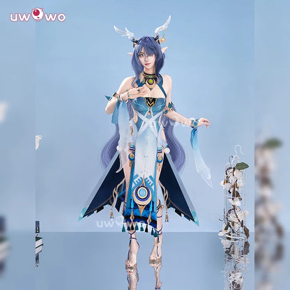 UWOWO Lauma Cosplay Collab Series: Genshin Imapct Lauma Cosplay Costume With Ears XS-2XL Halloween Costume