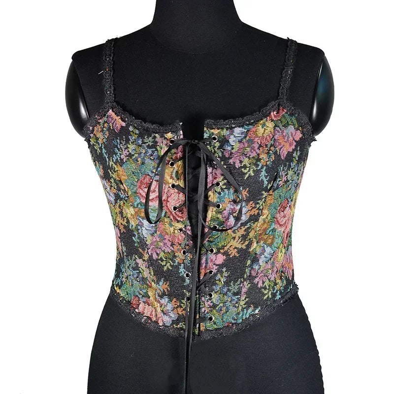 Lolita Corset Camisole Y2K Underbust Body Shaper Polyester Blend