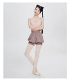 Daydance Women's High Waist Ballet Dance Shorts - Nylon Bloomers