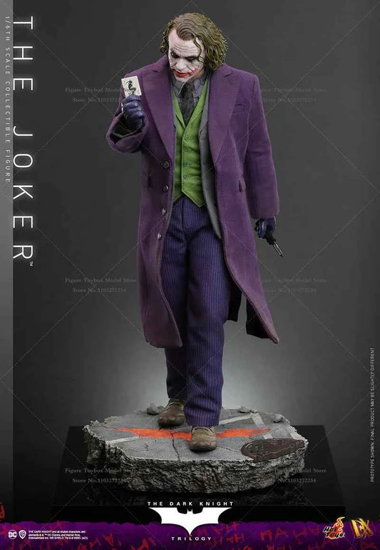 HOTTOYS HT DX32 1/6 Collectible Glue Hair Joker Action Figure Comics Dark Black Villain Delicate 12" Full Set Soldier Model
