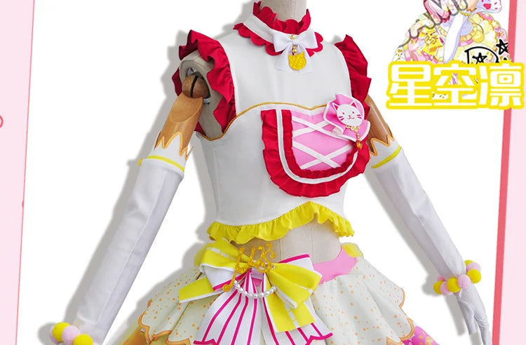 In Stock Anime LoveLive Cat Twin Tail Arcade Game 9 Characters Cosplay Costume Tojo Nozomi Nico Honoka Umi Rin Maki Eli Full Set - SS69