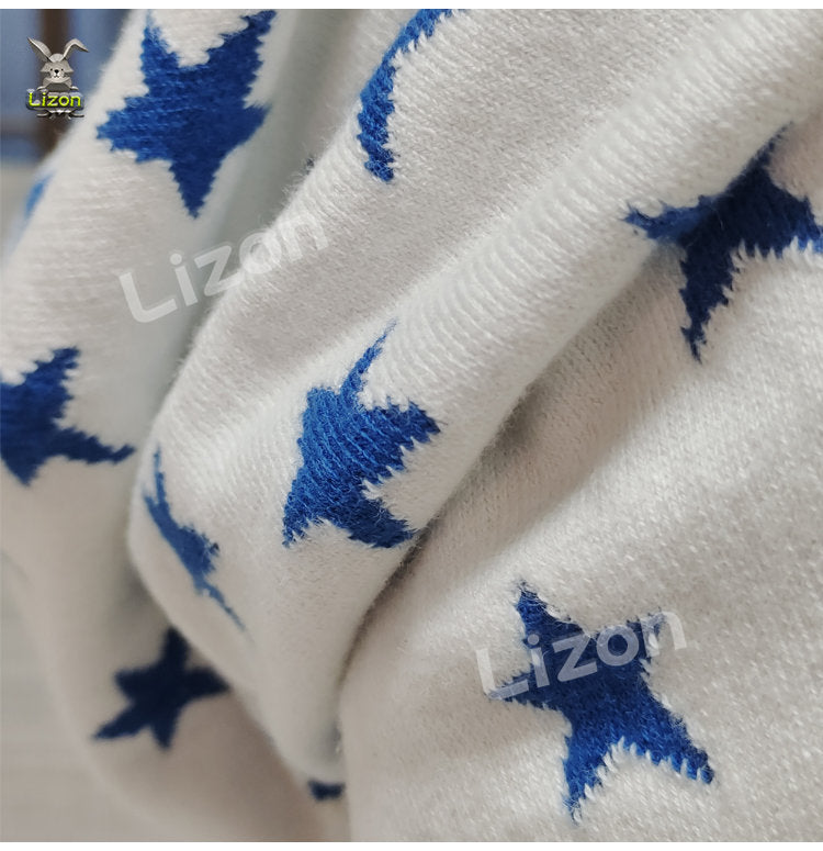 JoJo's Bizarre Adventure Cosplay Johnny Joestar Beanies Star Hat Steel Ball Run Johnny Joestar Cosplay Woolen Hat