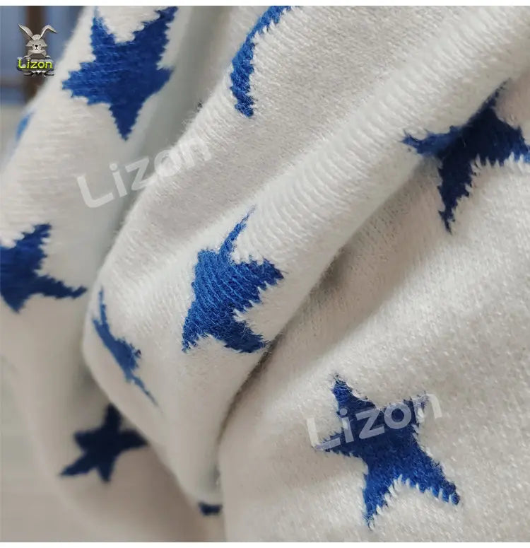 JoJo's Bizarre Adventure Cosplay Johnny Joestar Beanies Star Hat Steel Ball Run Johnny Joestar Cosplay Woolen Hat