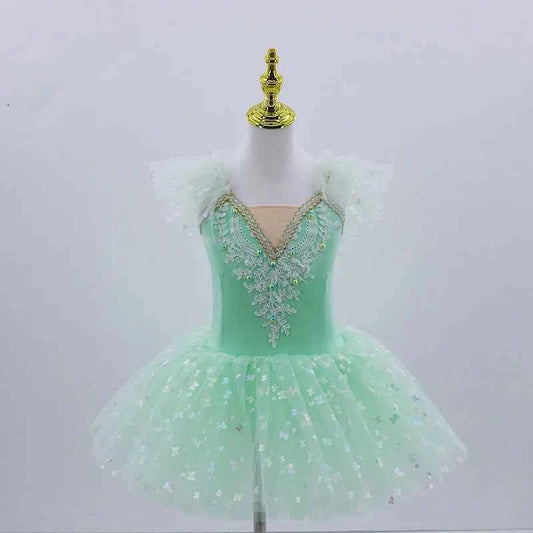 New Professional Ballet Tutu Girls White  Platter Pancake Tutu Ballerina Party Dress Adult Women Child Kids Ballet Dance Costume