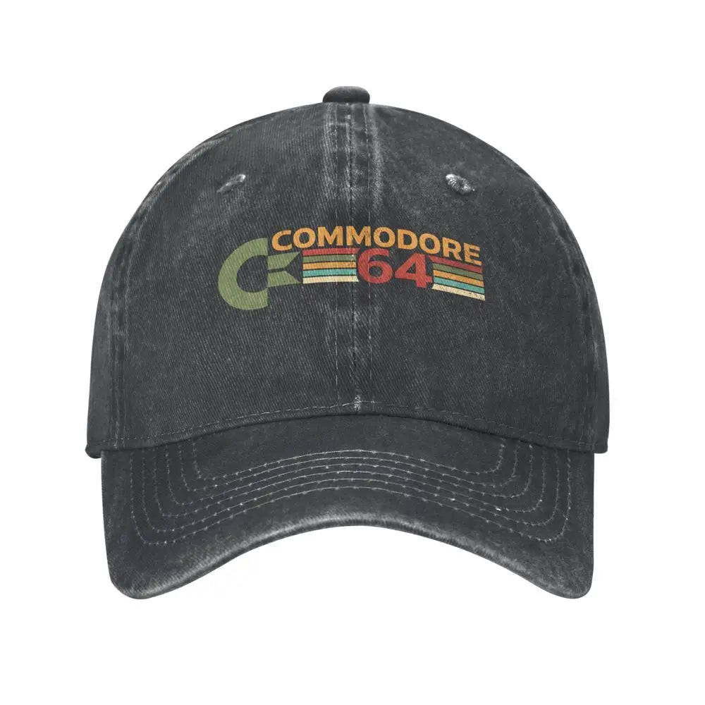 Commodore 64 Vintage Men and Woman's Baseball Caps Adjustable Casual Cotton Sun Hats Unisex Dad Hats SS69