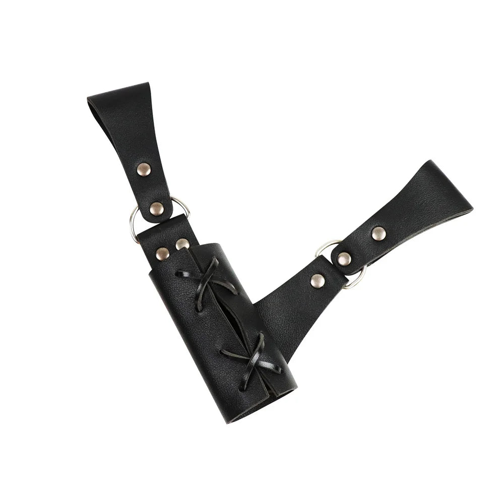 Medieval Knight Sword Sheath & Belt - Faux Leather Cosplay Scabbard