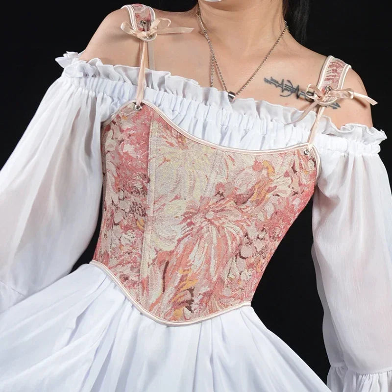 VISIVANEC Lolita Corset Tank Top Women's Slimming Bustier