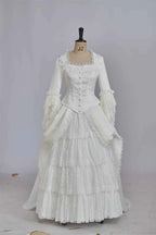 Musical The Phantom of The Opera Christine Daae Cosplay costume Victorian white Bridal Dress Masquarade Dress Gown custom made