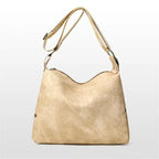 FXZLLQCN Vintage Faux Leather Multi-Layer Crossbody Bag