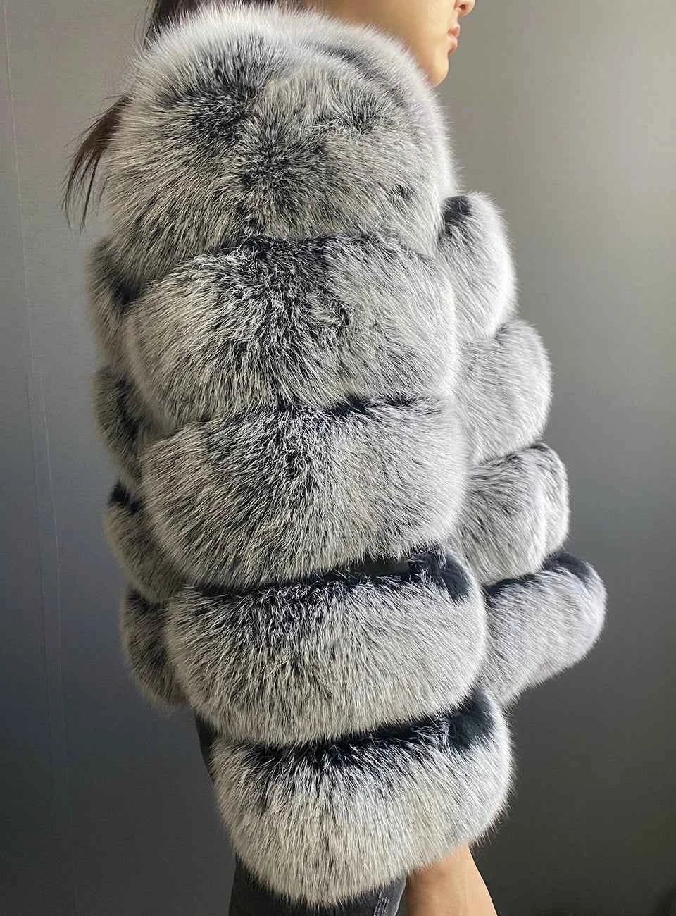 Winter Women's Cold Coat Top Fox Jackets For Women clothing Natural Real fox Fur Jacket Coats For Women Fur Jacket In Promotion