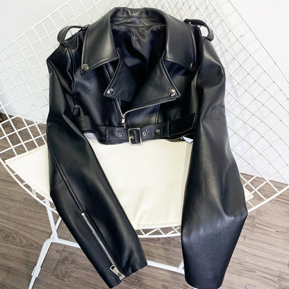 Real Leather Jacket 2022 Autumn Ladies Colorful Genuine Leather Top Short