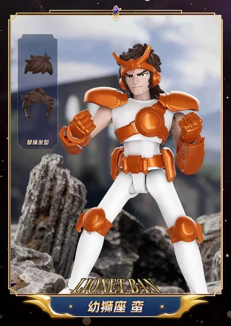New 100% Original Blokees Saint Seiya Galaxy Version Vol.3 Anime Action Figure Model Toy Birthday Christmas Gift