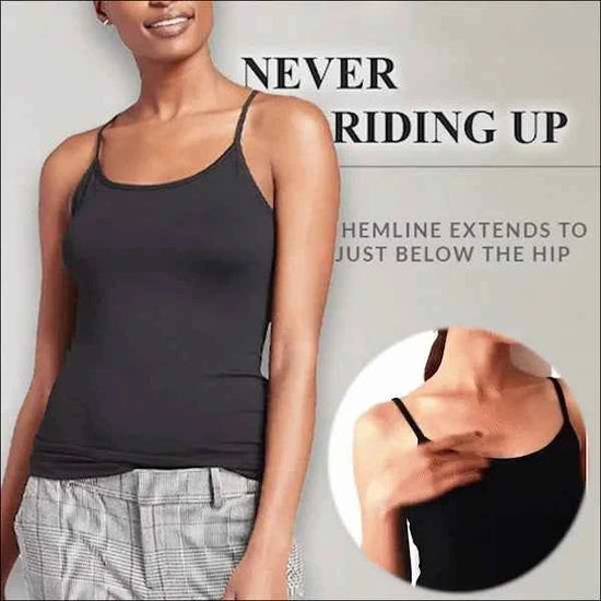 Cami Bra – Women's Camisole With Built In Padded Bra Vest Dropshipping As Seen on Tiktok Pink Top For Women Pajamas Home Wear