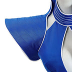 Classic Britney Blue Flight Attendant Uniform Cosplay Costume Retro Stewardess Themed Outfit For Halloween Carnival Masquerade