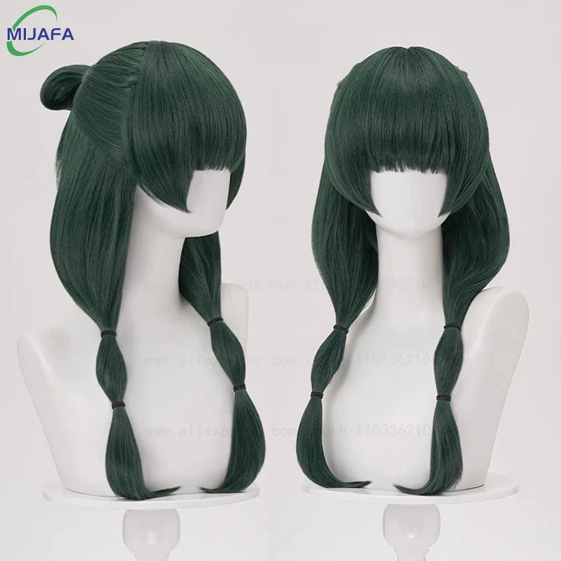 The Apothecary Diaries Maomao Dark Green Cosplay Wig