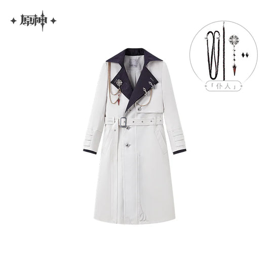 Genshin Impact Tartaglia Cosplay Windbreaker Unisex Polyester Jacket