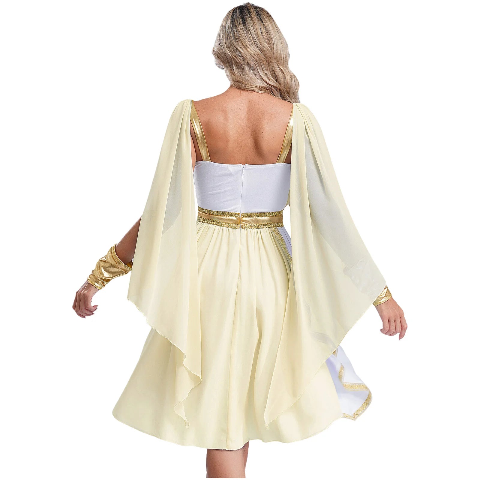 Women's Ancient Greek Goddess Chiffon Cosplay Dress