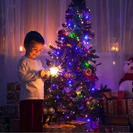 Christmas Decor Lights for Home Village 2024 24V LED String 20m 30m Fairy Garland for Chrismas Tree Country Yard Garden Wedding