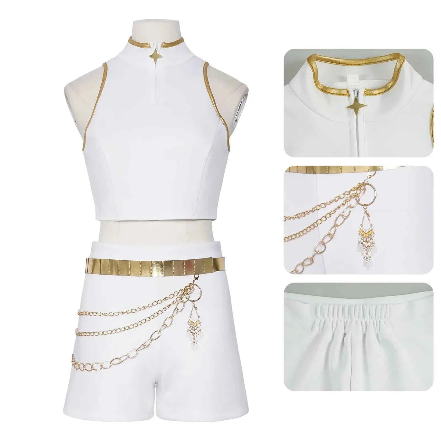 Kids Rumi Zoey Mira Cosplay KPop Demon Hunters Costume Women Girls Black Golden Suit Saja Boys Halloween Role Playing Outfits