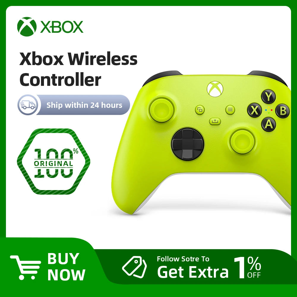 Microsoft Xbox Core Wireless Controller -  Pulse Cipher/ White/Black- for Xbox Series S X XSS XSX Xbox One Controller SS69 126.69 Pulse Cipher / CHINA