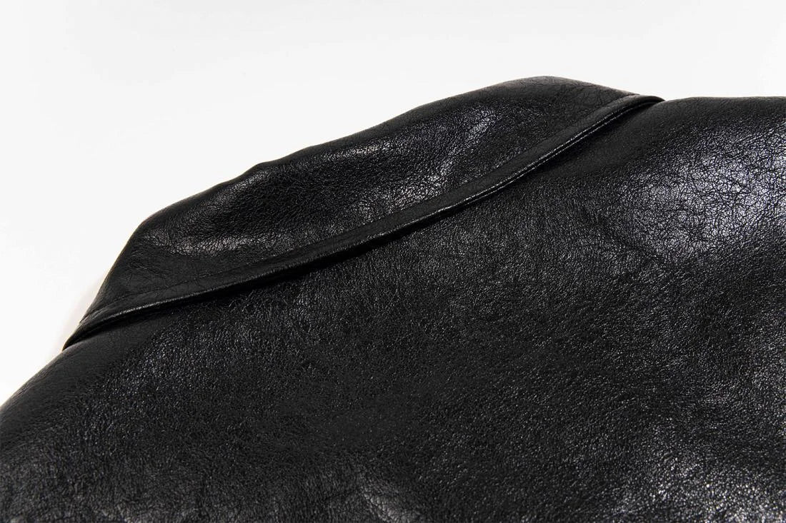 Disney American Cartoon Mickey Embroidery Leather Jacket Men Women Autumn Winter Loose Casual Jacket Fashion Trend Couples Coat SS69