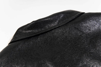 Disney American Cartoon Mickey Embroidery Leather Jacket Men Women Autumn Winter Loose Casual Jacket Fashion Trend Couples Coat SS69