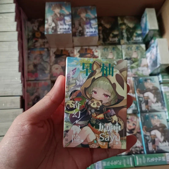 Game Impact Alhaitham Anime Project 40 Sheets 80 Pages Double-sided Mini Characters 68x60mm Magazine Miniature Comic Books SS69 9.69 Sayu / 40 Sheets 80 Pages